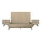 Armen Living Baly 3 Piece Acacia King Platform Bed and Nightstands Bedroom Set SETLFBDGRKG3A - alternate 1